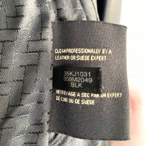 Cole Haan Wing Collar Leather Jacket - Picture 9 of 16